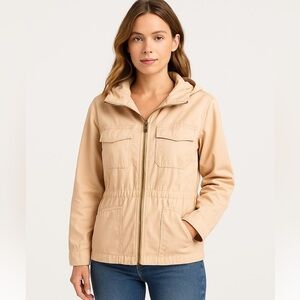 Gap Women’s Pink Denim Utility Jacket Size Small